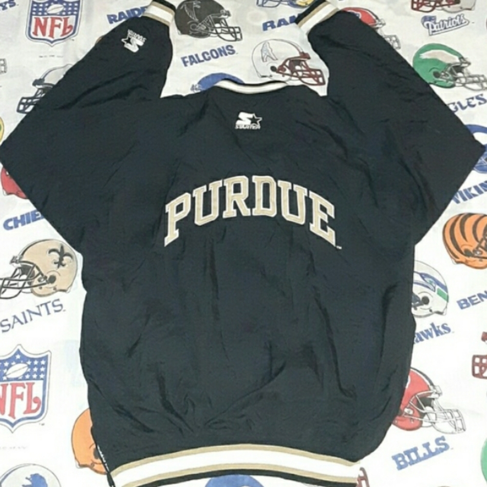 90s Starter Purdue Boilermakers Pullover Jacket
